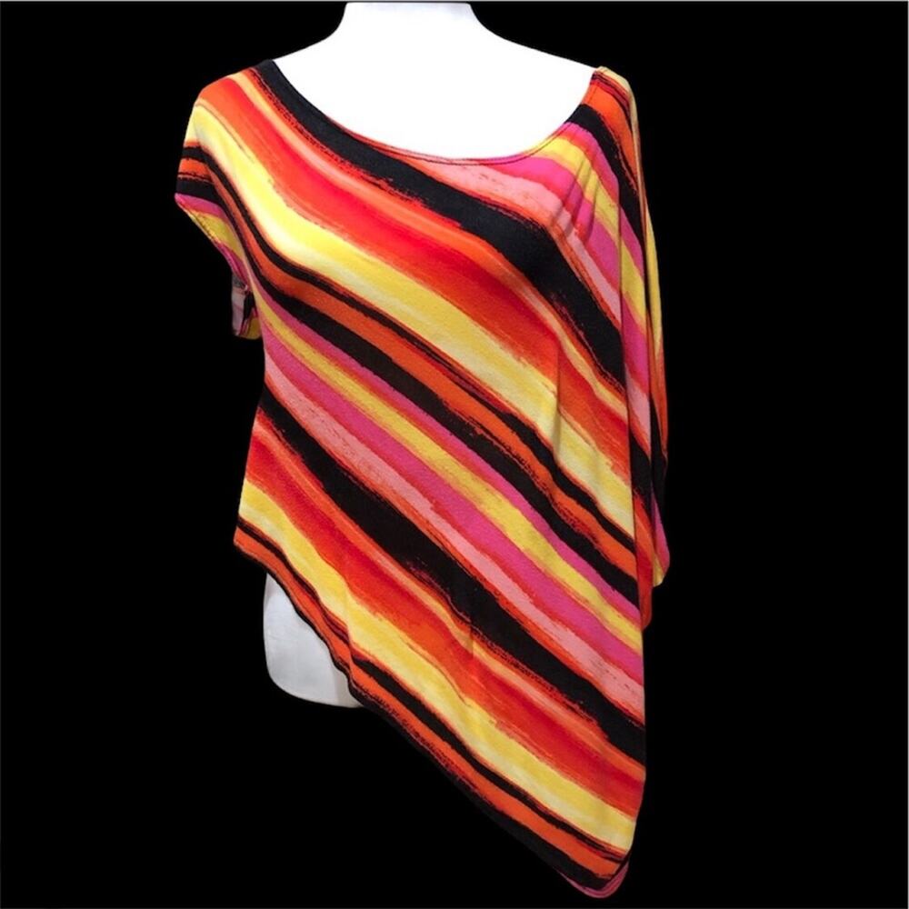 Say Anything Asymmetrical Top Blouse Tee Shirt Size Plus Size 3X